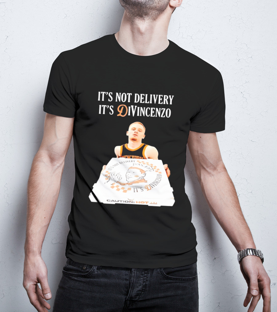 It's Not Delivery It's DiVincenzo Basketball Pizza Box T-Shirt