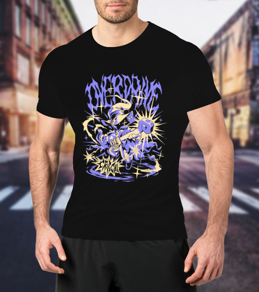 Final Fantasy Overdrive Explosive Cosmic Guitar Power T-Shirt