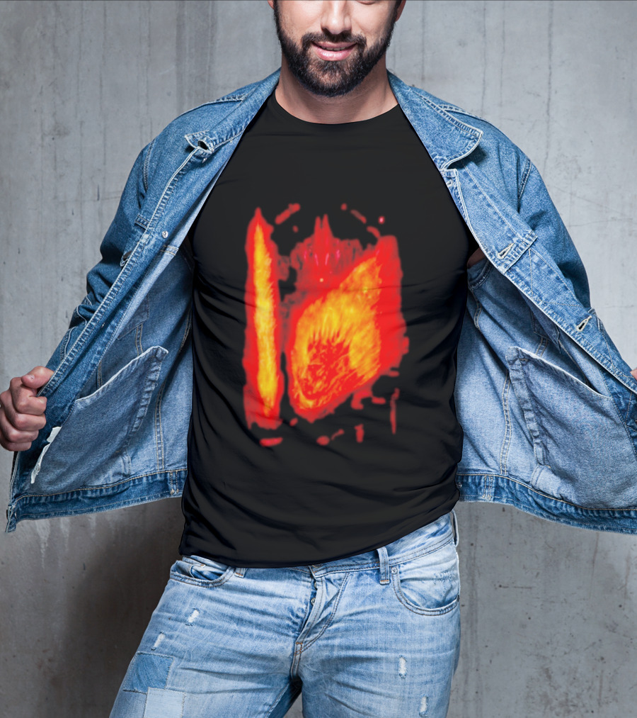 Flame Knight Fire Armor Blaze T-Shirt