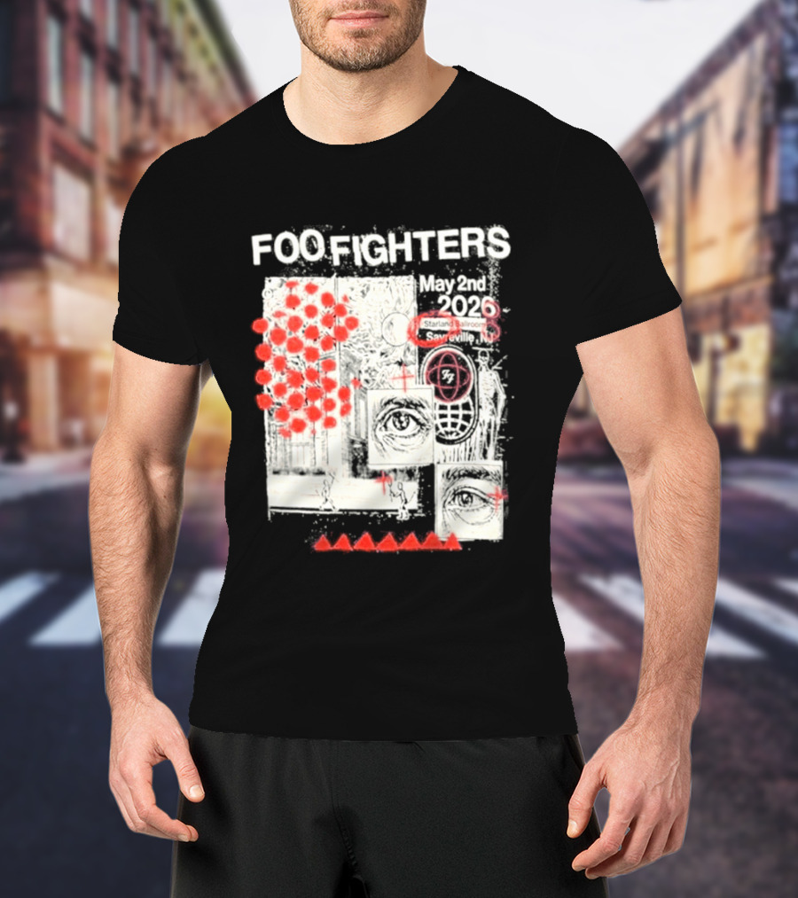 Foo Fighters Sayreville New Jersey 2026 Starland Ballroom May 2nd Your Favorite Toy T-Shirt