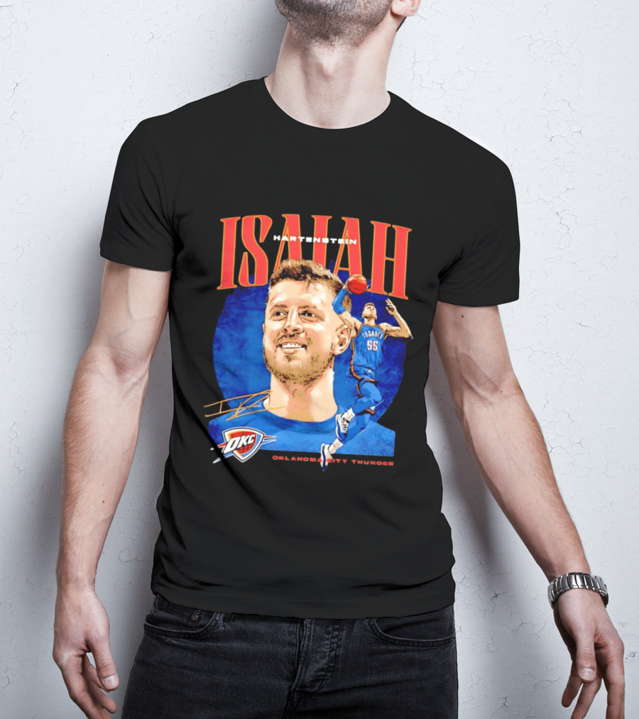 Isaiah Hartenstein 55 Oklahoma City Thunder NBA OKC Signature T-Shirt