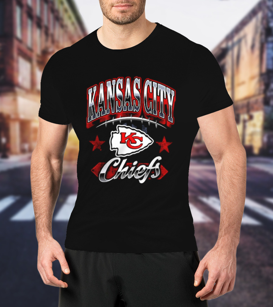Kansas City Chiefs Americana 2026 KC Football Stars T-Shirt