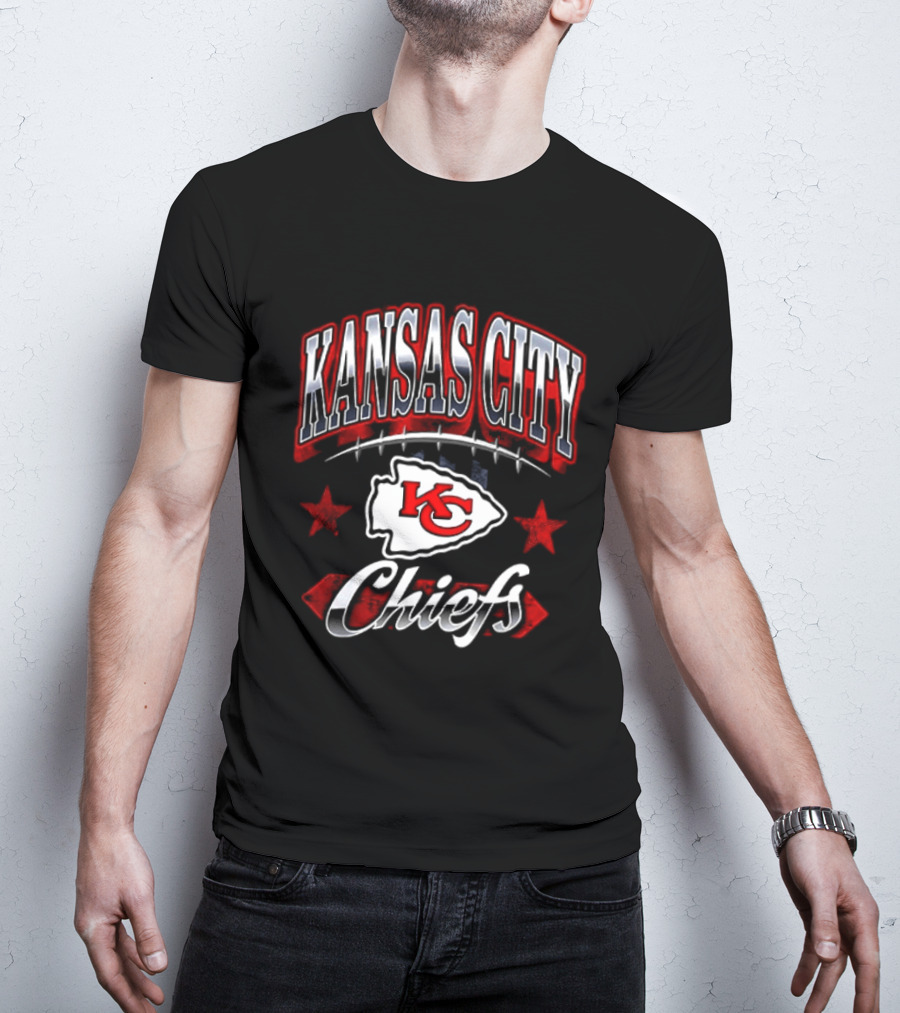 Kansas City Chiefs Americana 2026 KC Football Stars T-Shirt