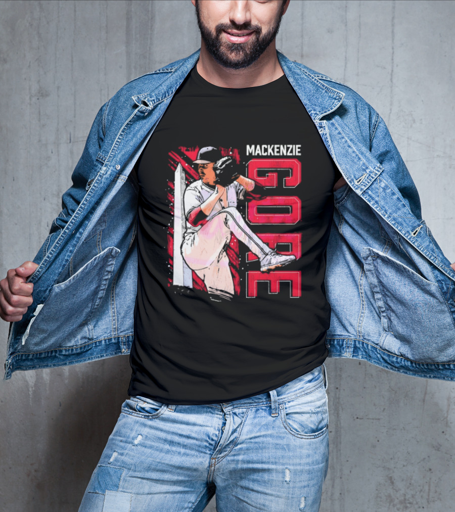 Mackenzie Gore Washington Pitching Action Baseball T-Shirt