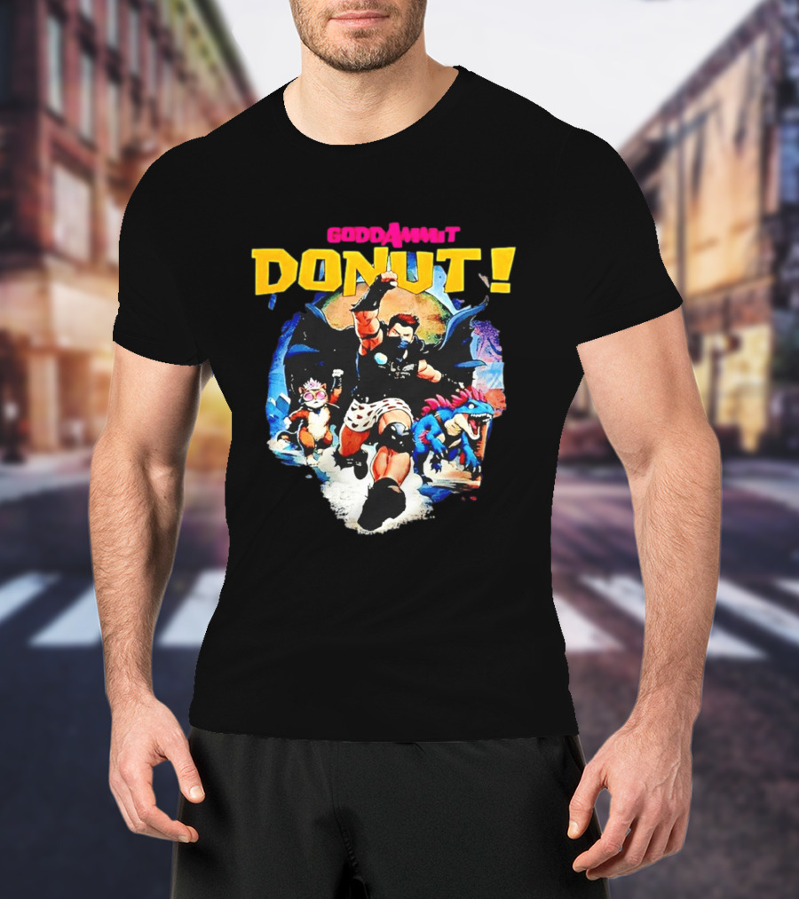 Goddamnit Donut Mongo Dungeon Crawler Carl Adventure T-Shirt