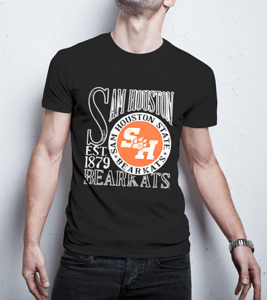 Sam Houston State Bearkats Est 1879 SH Paw T-Shirt