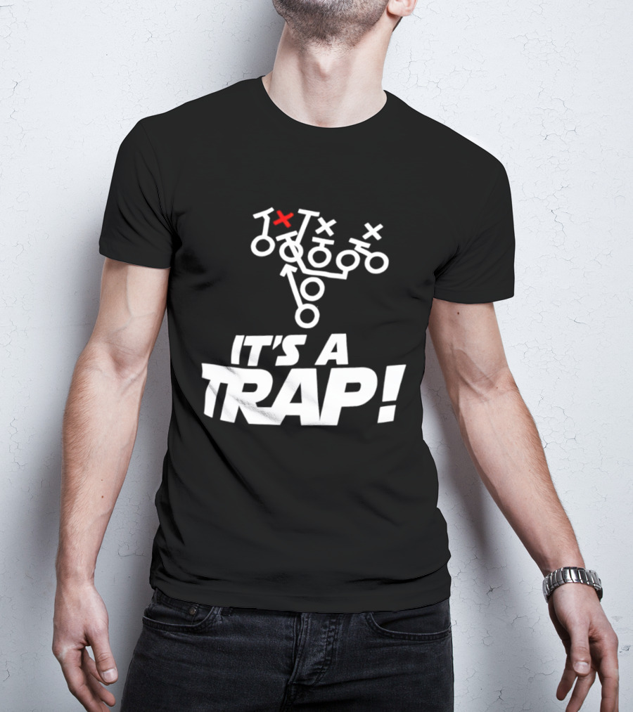 It's A Trap Star Wars Football Play Strategy T-Shirt