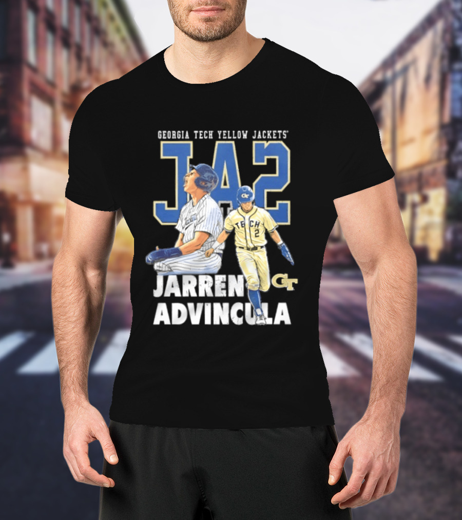 Georgia Tech Yellow Jackets JA2 Jarren Advincula T-Shirt
