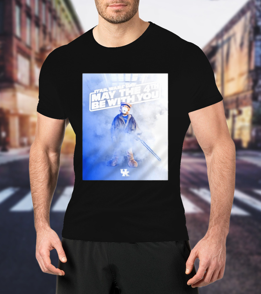 Star Wars Day May The 4th Be With You Kentucky Wildcats T-Shirt