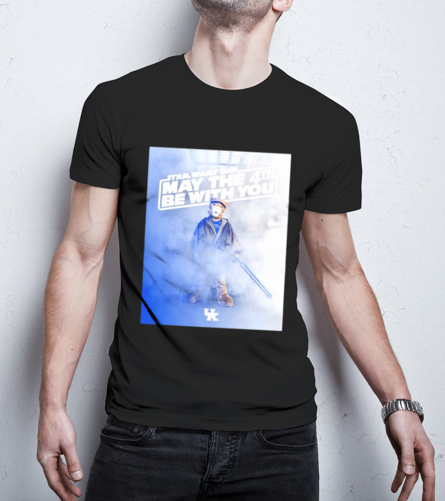 Star Wars Day May The 4th Be With You Kentucky Wildcats T-Shirt