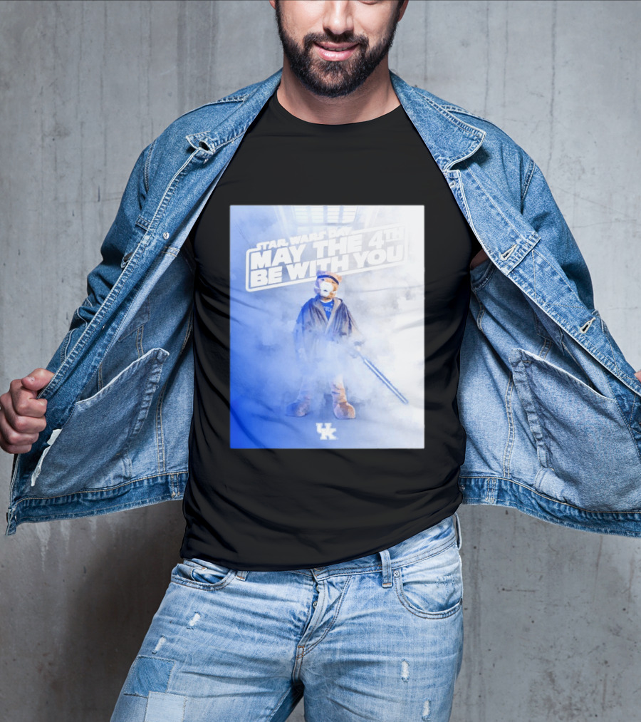 Star Wars Day May The 4th Be With You Kentucky Wildcats T-Shirt