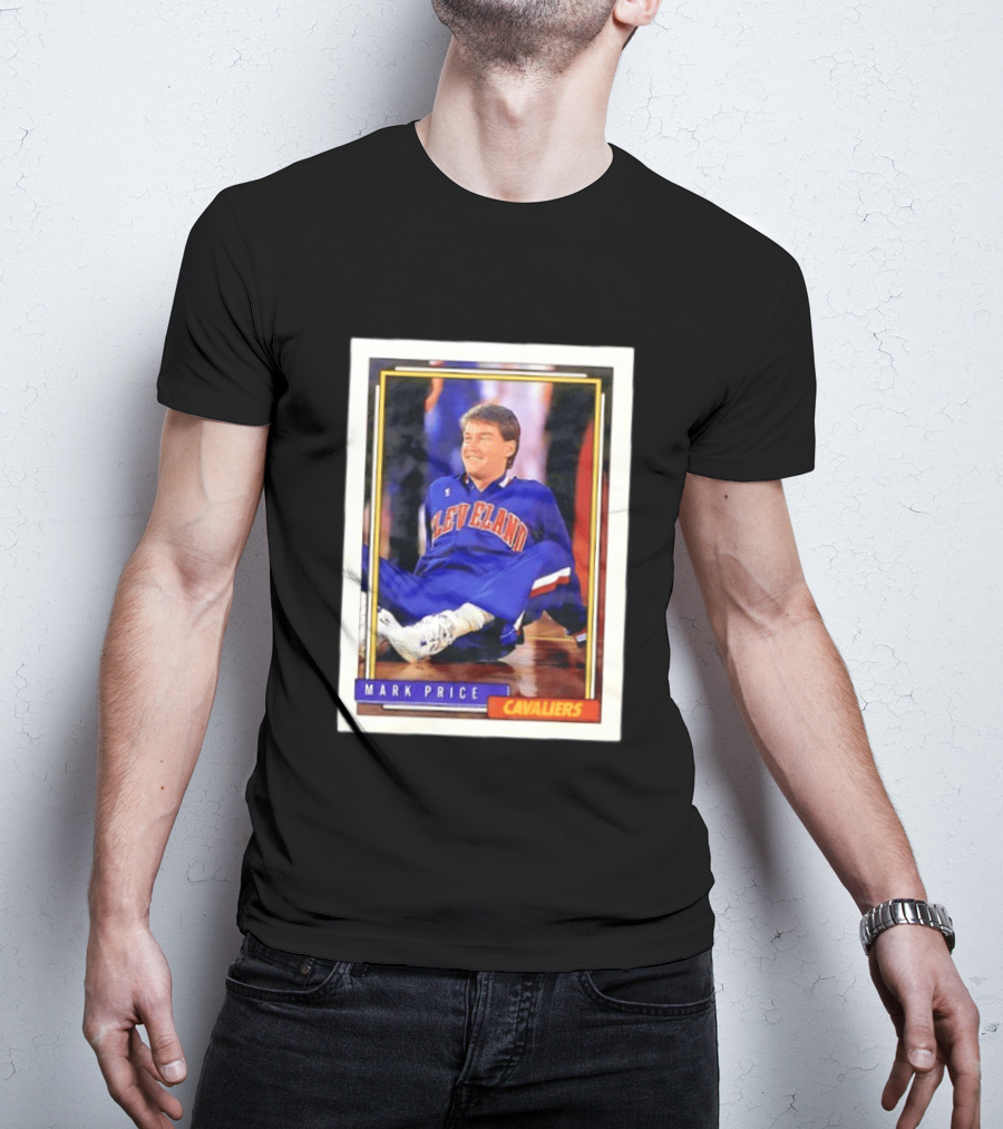 Cleveland Cavaliers Mark Price 1992 Basketball Trading Card Classic Moment T-Shirt