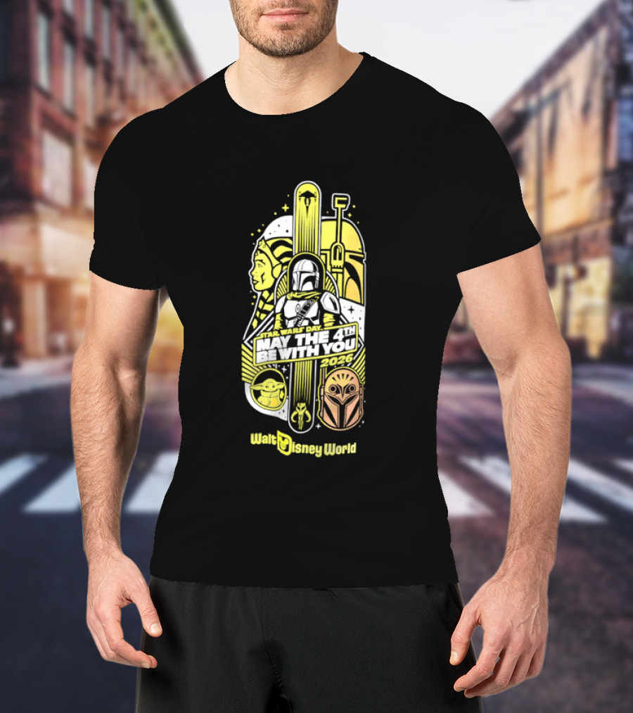 Mandalorian Grogu Star Wars Day 2026 Walt Disney World Adventure T-Shirt