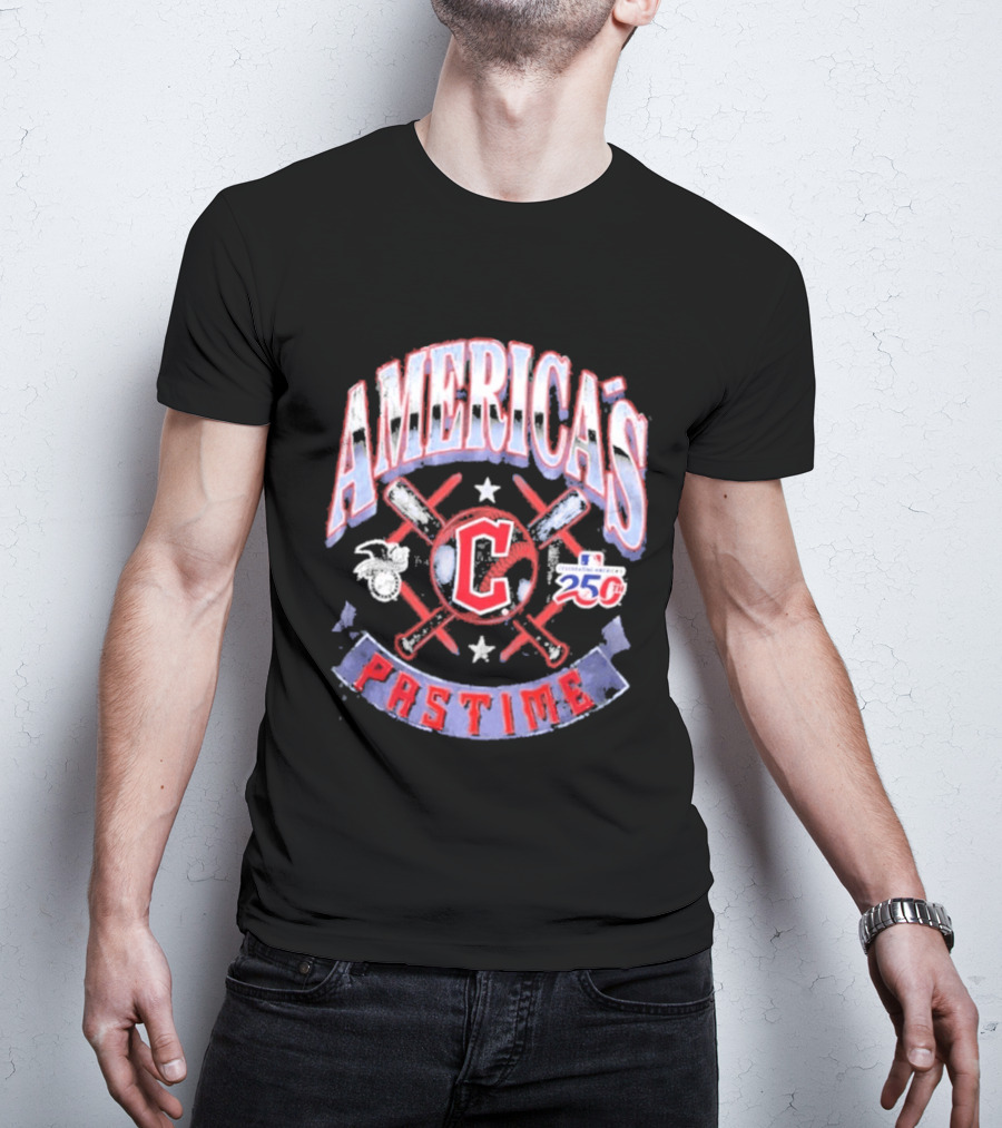 Cleveland Guardians 250th Anniversary America's Pastime T-Shirt