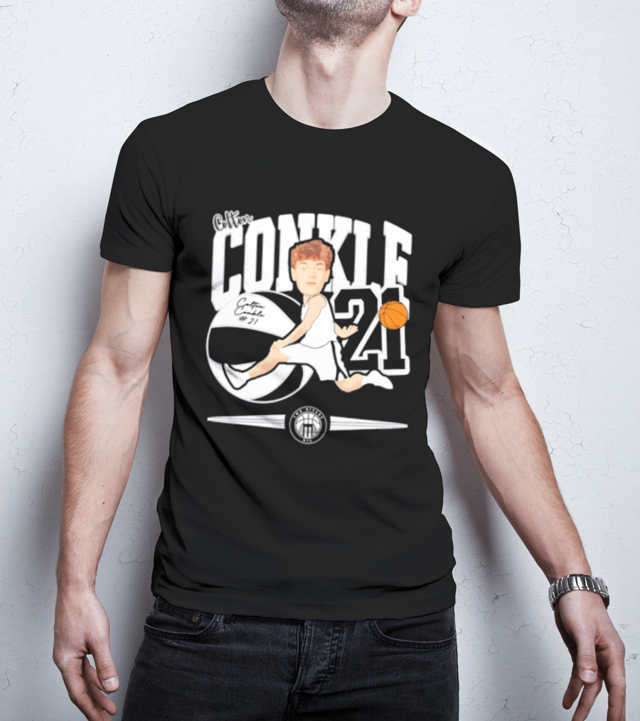 Colton Conkle 21 Basketball 2025 Marietta College T-Shirt