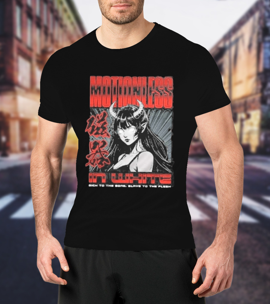 Motionless In White Rich To The Bone Slave To The Flesh Tour 2026 T-Shirt