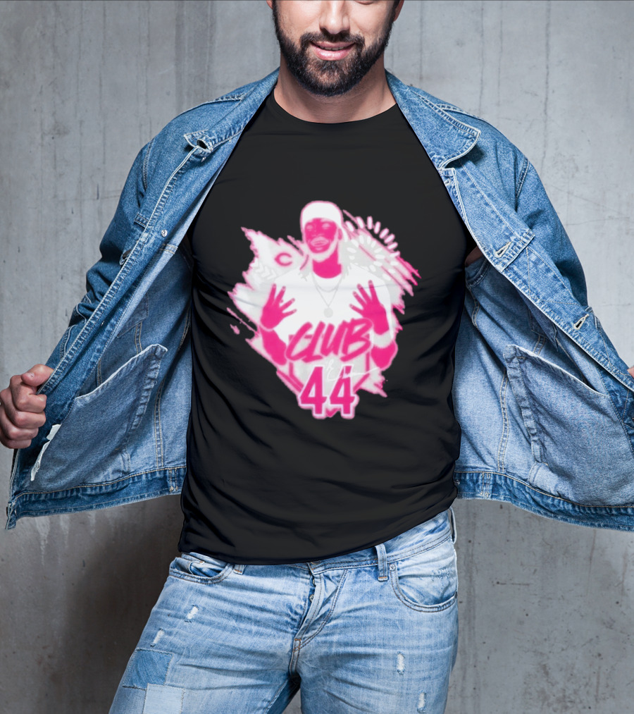 Elly De La Cruz Club 44 Pink Cincinnati Baseball T-Shirt