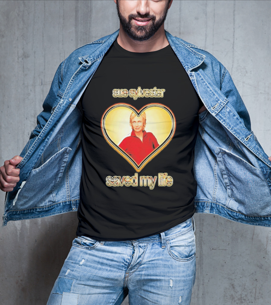 Sue Sylvester Saved My Life Heart T-Shirt