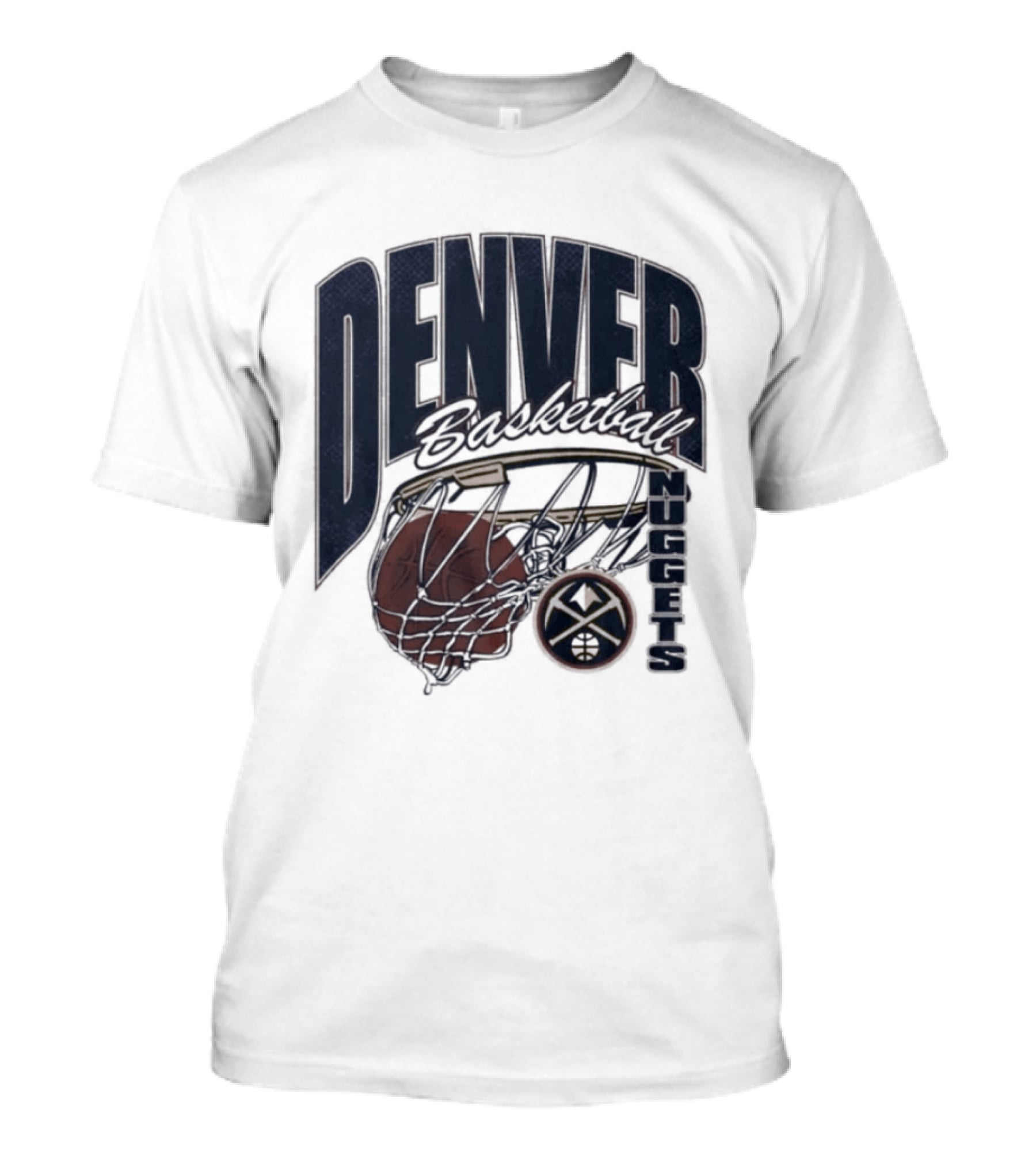 Denver Basketball 2026 Nuggets Script Swish T-Shirt