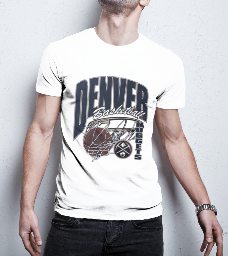 Denver Basketball 2026 Nuggets Script Swish T-Shirt