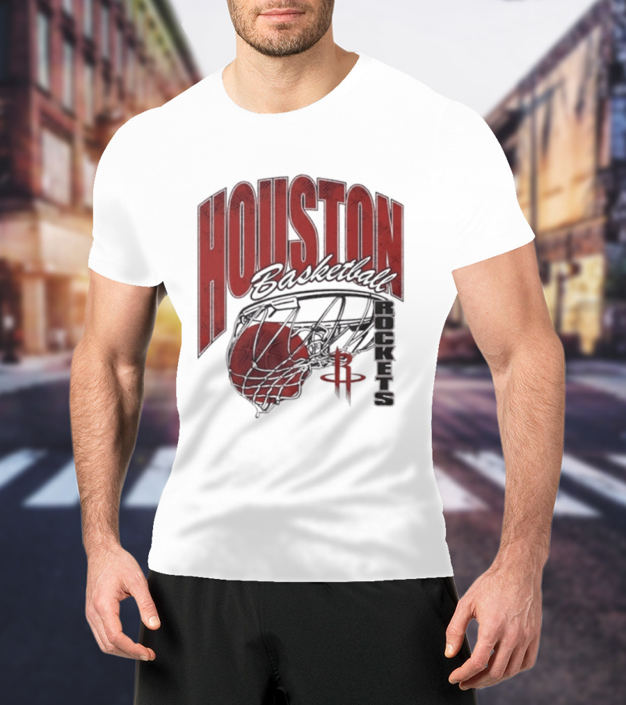 Houston Rockets Basketball Swish 2026 T-Shirt