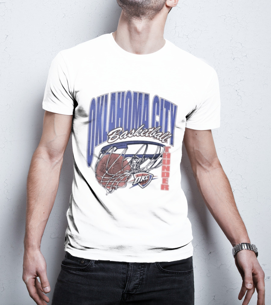 Oklahoma City Basketball Swish 2026 T-Shirt