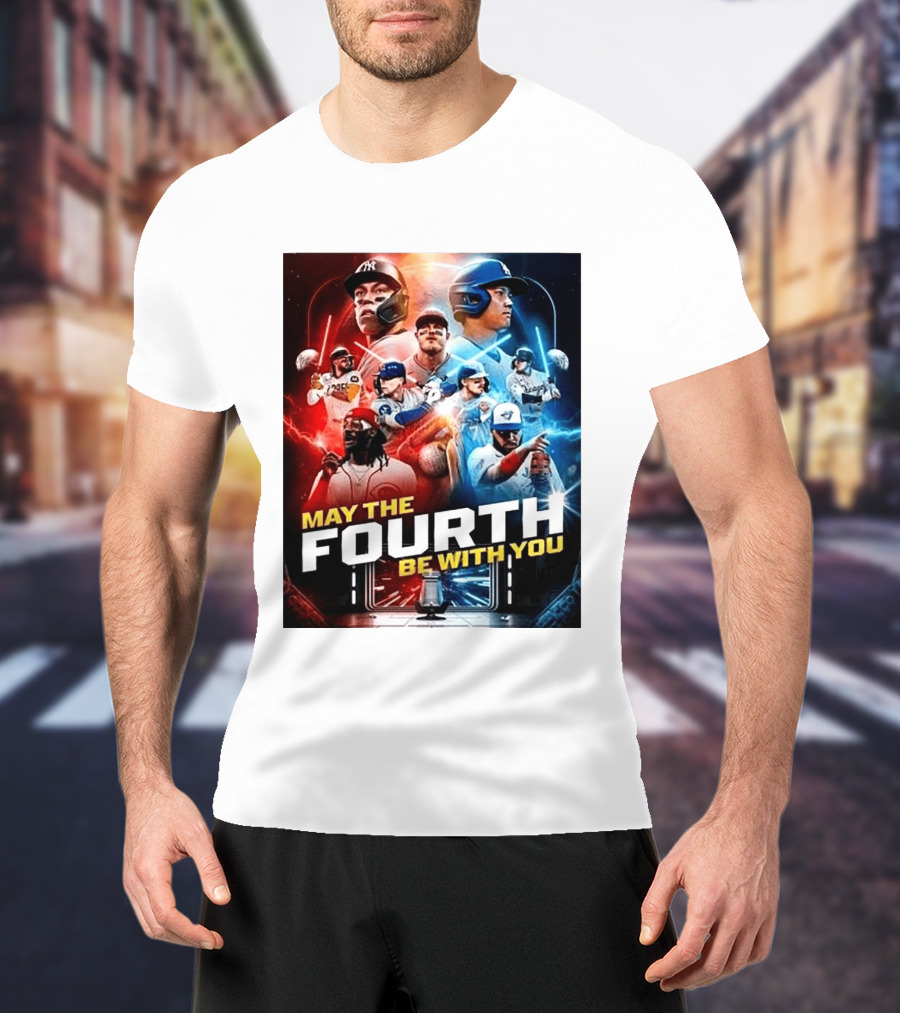 May The Fourth Be With You MLB Star Wars Day 2026 Celebration T-Shirt