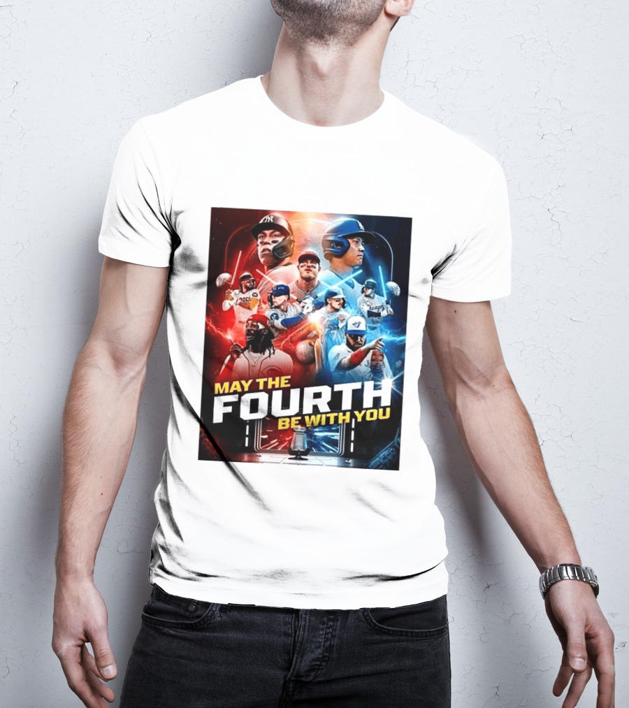 May The Fourth Be With You MLB Star Wars Day 2026 Celebration T-Shirt