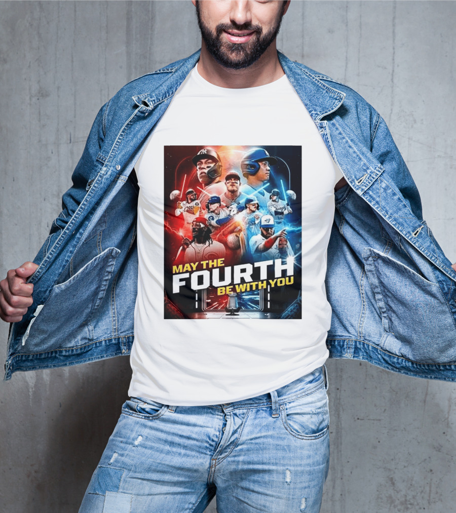 May The Fourth Be With You MLB Star Wars Day 2026 Celebration T-Shirt
