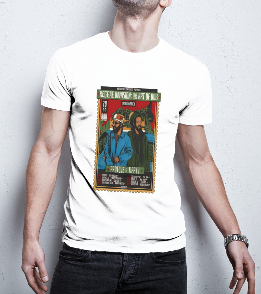 Reggae Invasion The Art Of Dub Protoje Tippy I 2026 Latin America Tour T-Shirt