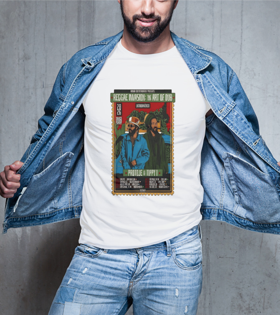 Reggae Invasion The Art Of Dub Protoje Tippy I 2026 Latin America Tour T-Shirt