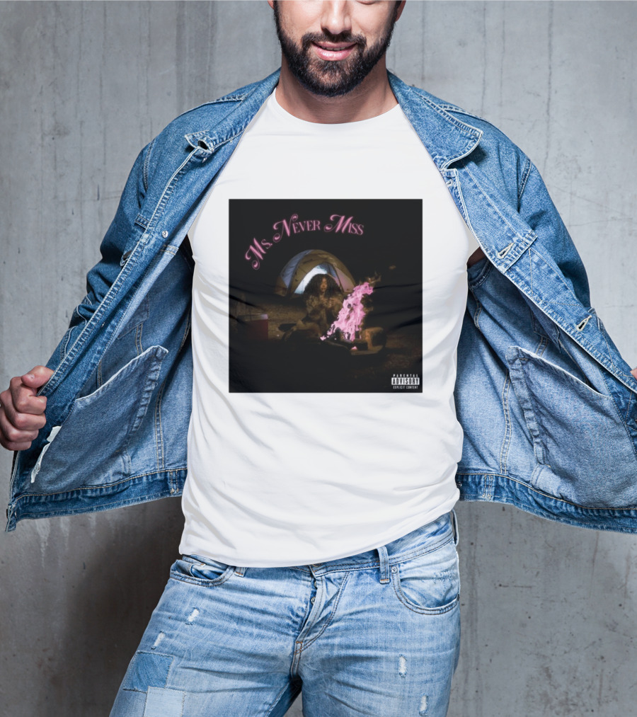 SZA Ms Never Miss Camping Single Cover T-Shirt