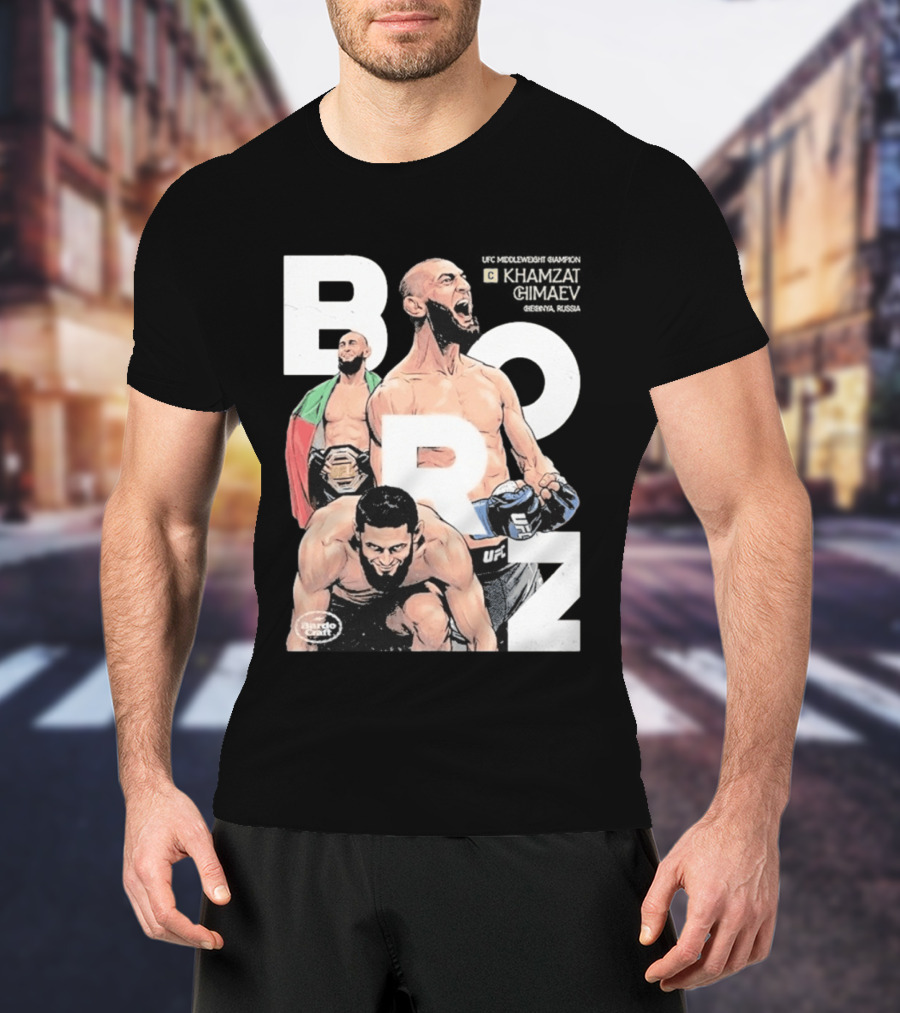 Borz Bardo Craft UFC Khamzat Chimaev T-Shirt