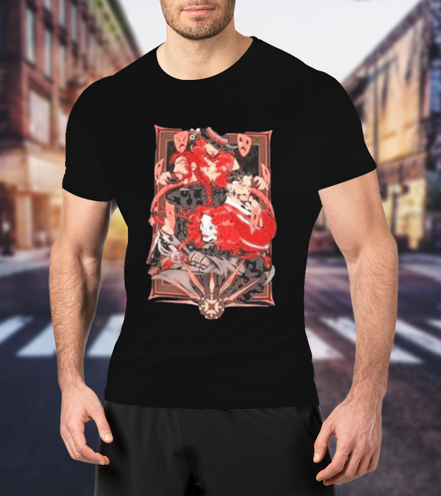 Critical Role Heroes Of Araman Schemers Masked Characters Fantasy T-Shirt