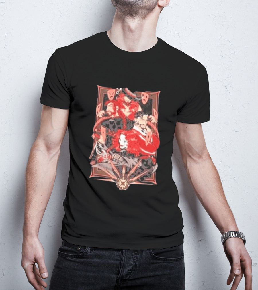 Critical Role Heroes Of Araman Schemers Masked Characters Fantasy T-Shirt
