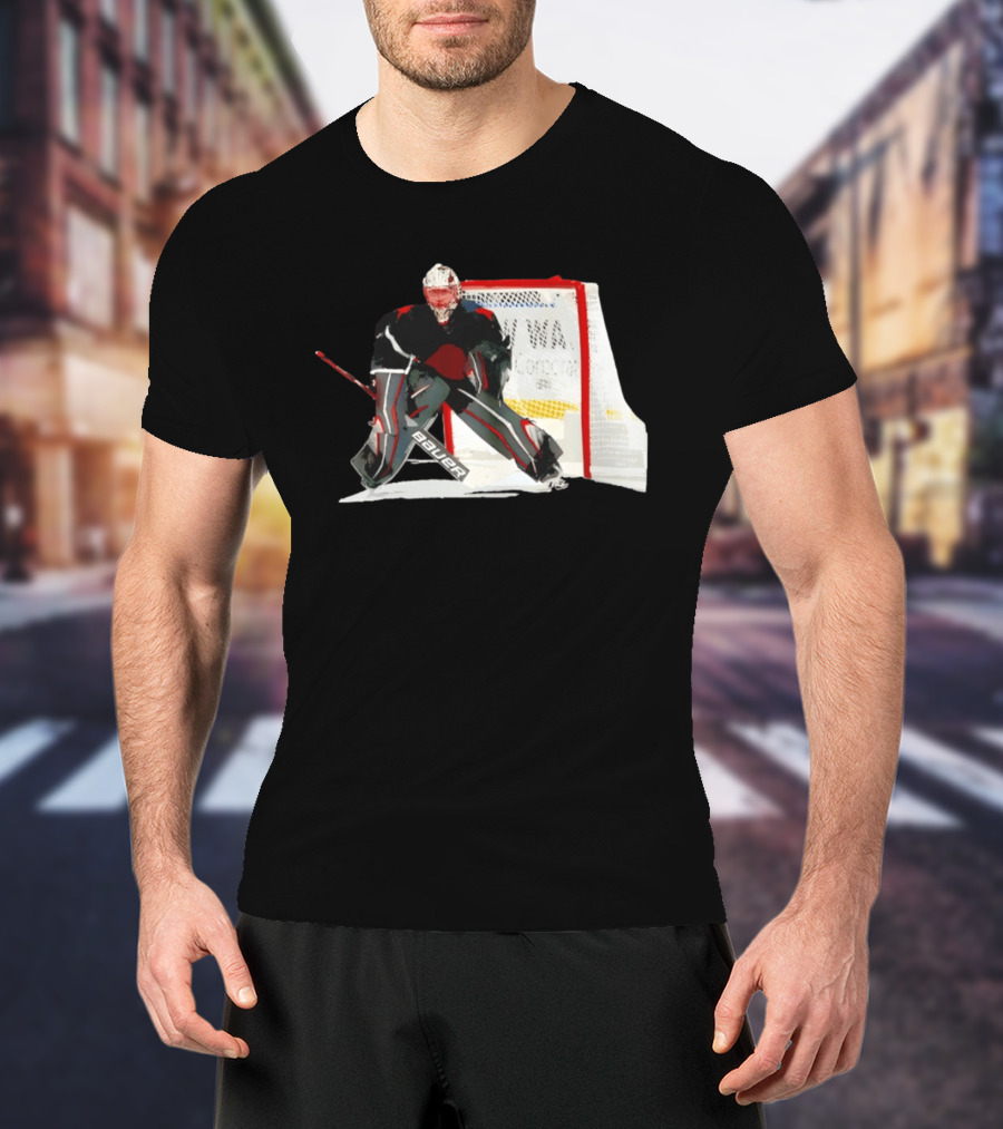 Ukko Pekka Luukkonen Buffalo Sabres NHL Bauer 2026 Goalie Gear T-Shirt