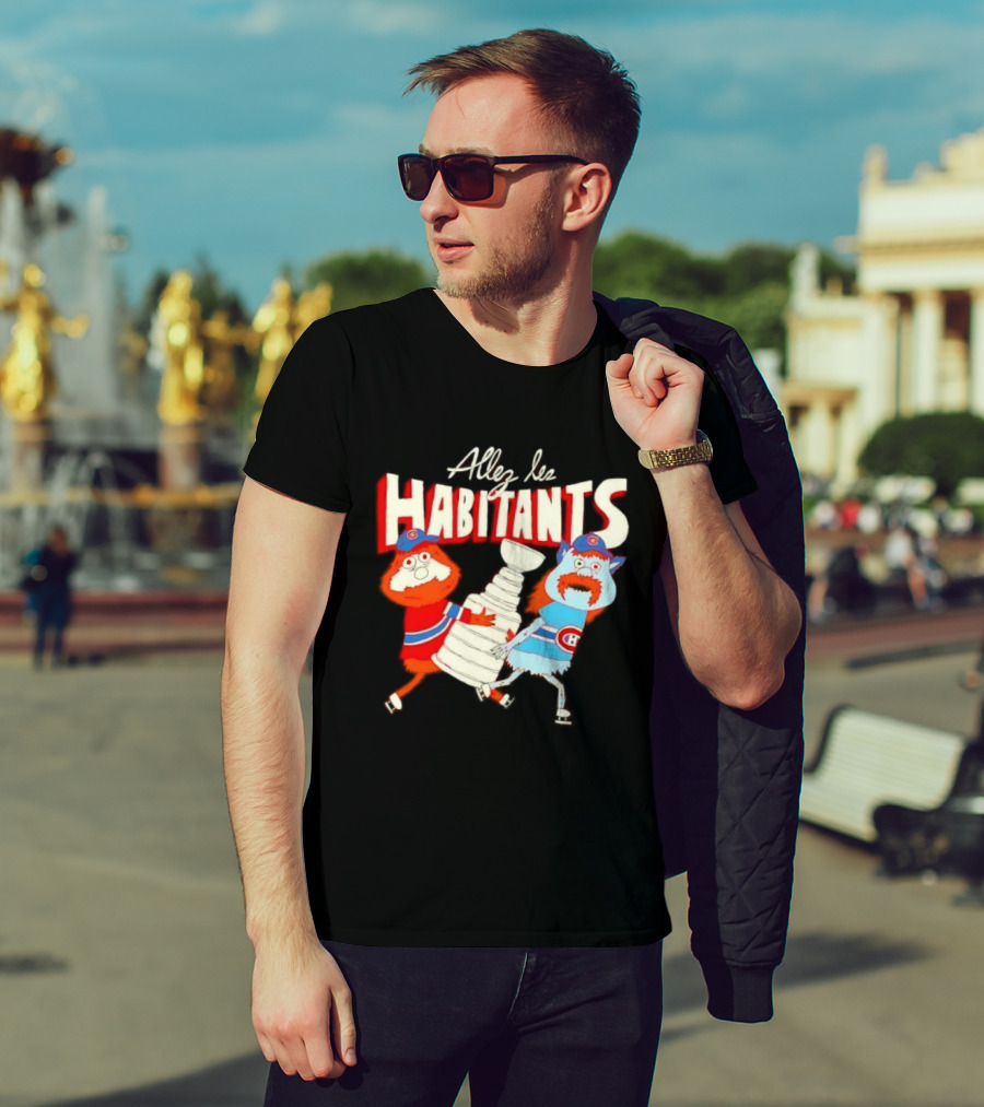 Allez Les Habitants Montreal Canadiens Trophy Celebration T-Shirt