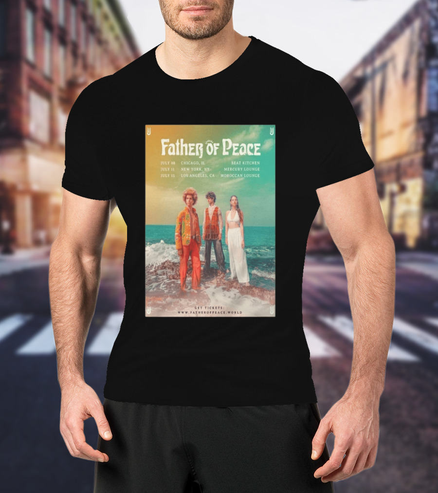 Father Of Peace Fall Tour 2026 Chicago New York Los Angeles T-Shirt