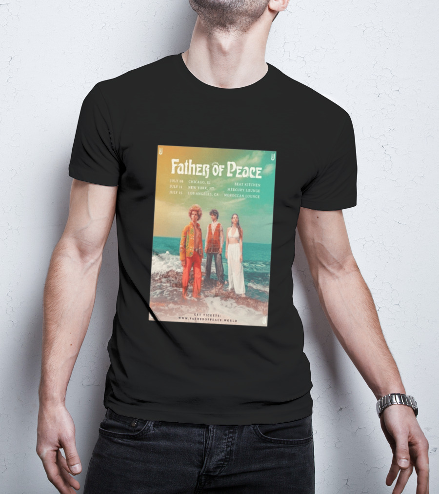 Father Of Peace Fall Tour 2026 Chicago New York Los Angeles T-Shirt