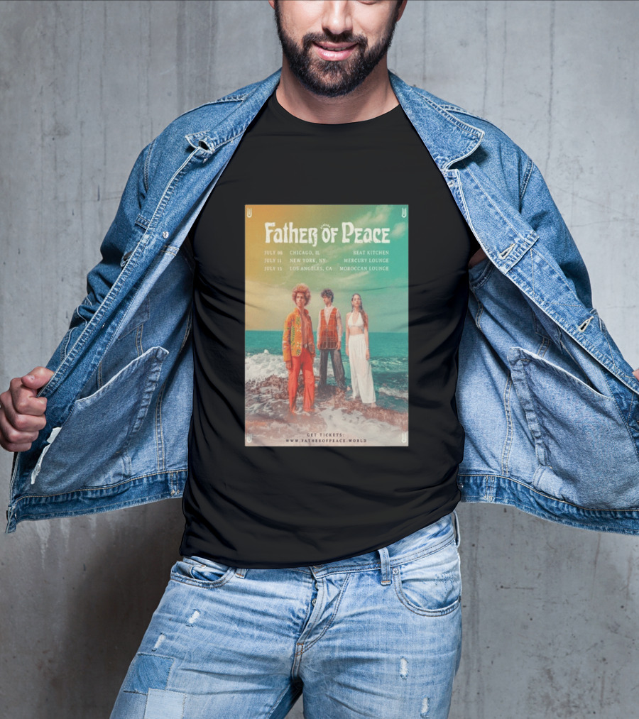 Father Of Peace Fall Tour 2026 Chicago New York Los Angeles T-Shirt
