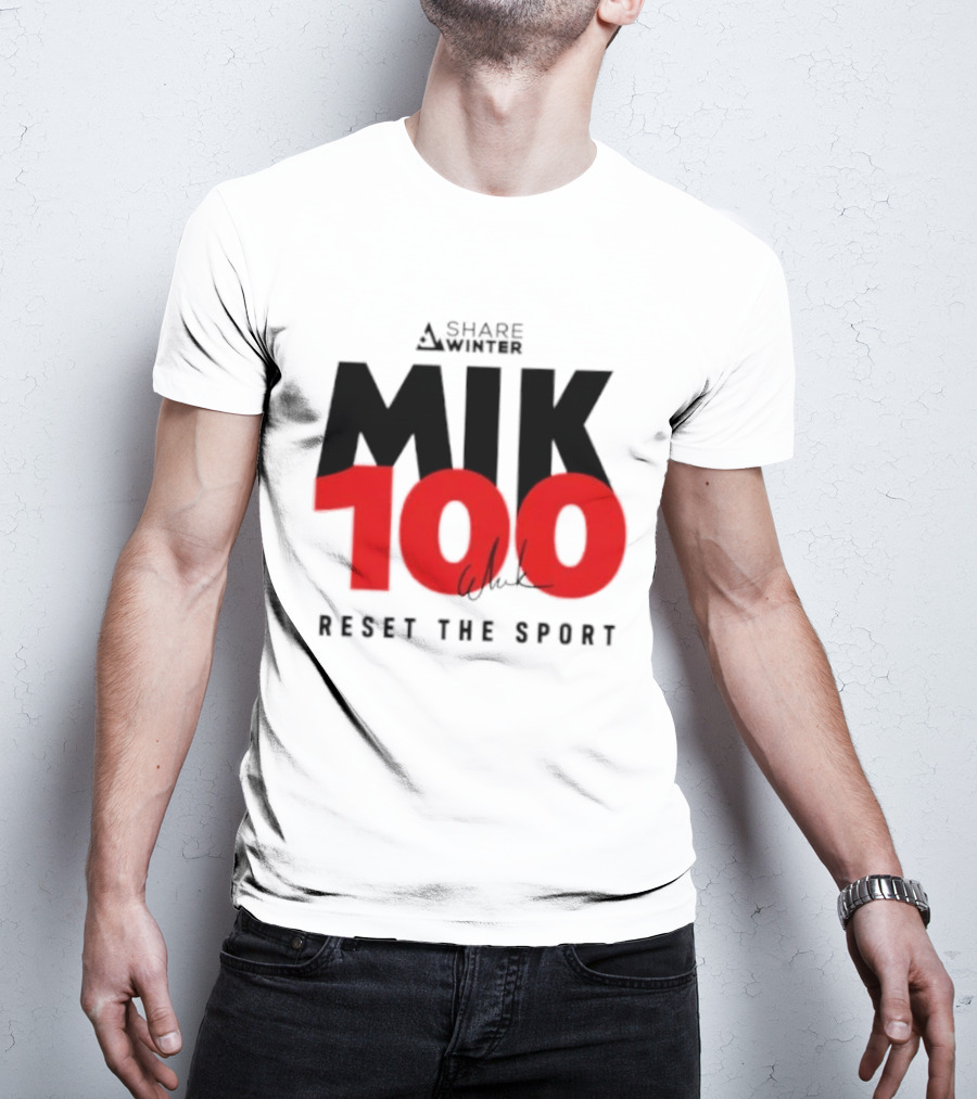 MIK 100 Reset The Sport A Share White T-Shirt