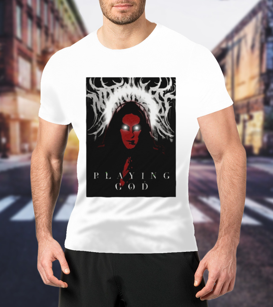Notshiva Playing God Gothic Dark T-Shirt