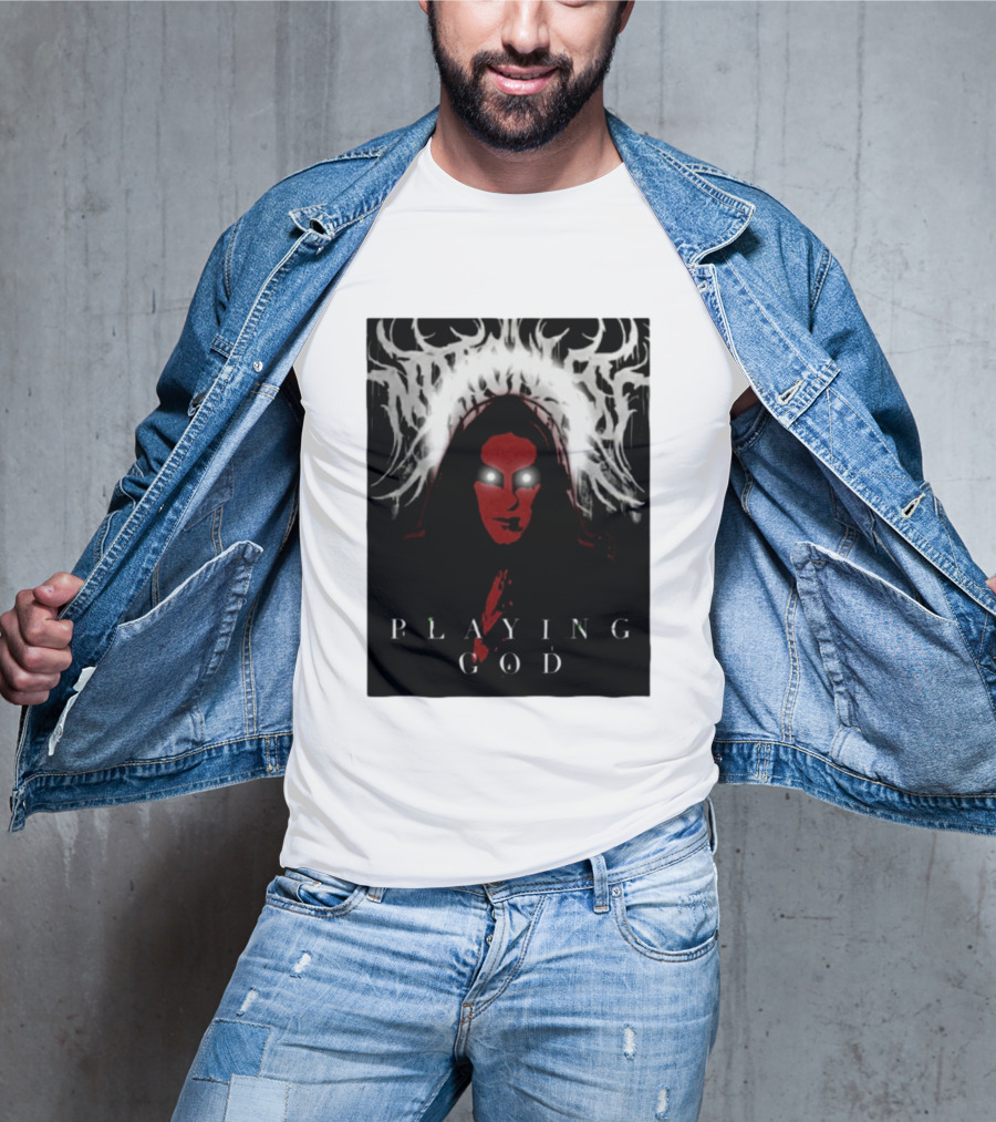 Notshiva Playing God Gothic Dark T-Shirt