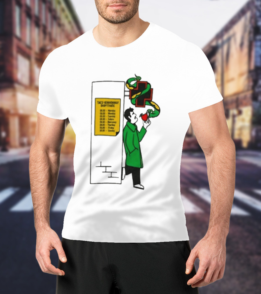 Taco Hemingway Tour 2026 Snake Grafik Wegowa Szef Smoove Baron Friday T-Shirt