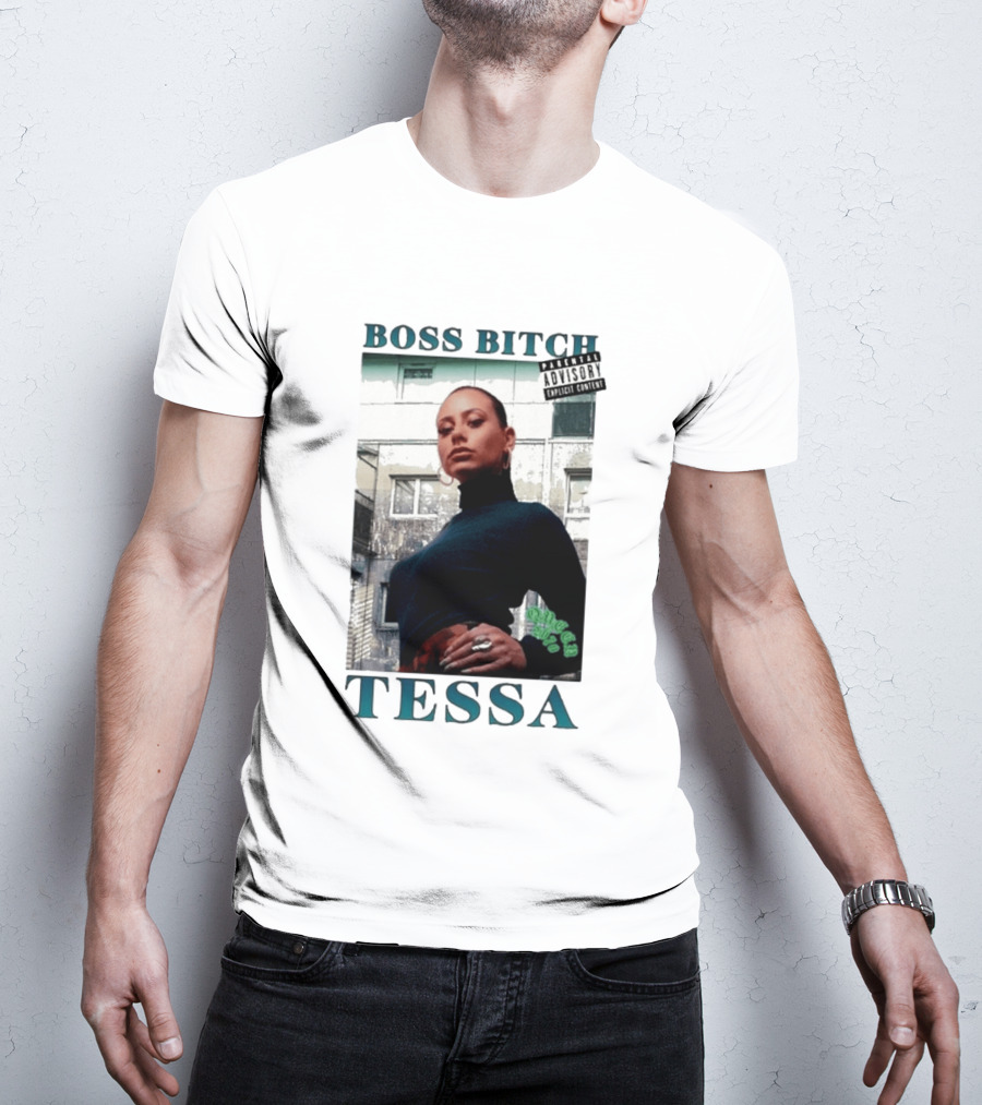 BOSS BITCH TESSA Explicit Content Warning T-Shirt
