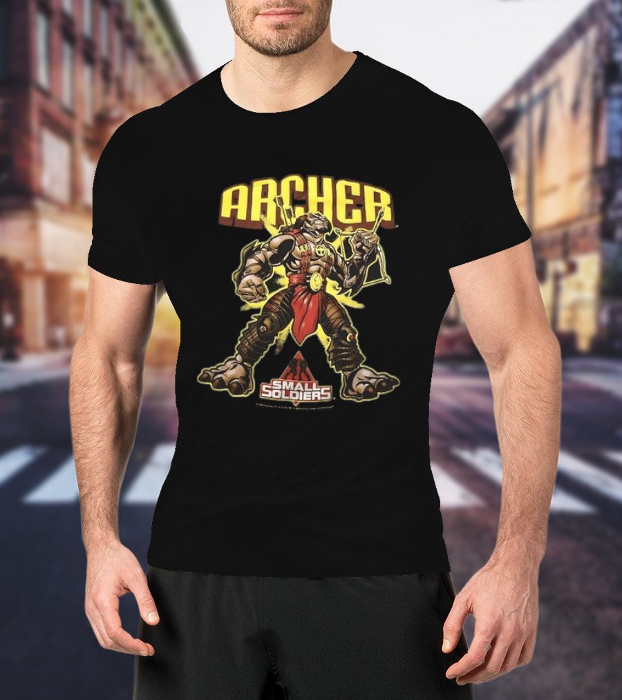 Archer Action Figure Featuring Small Soldiers Movie T-Shirt