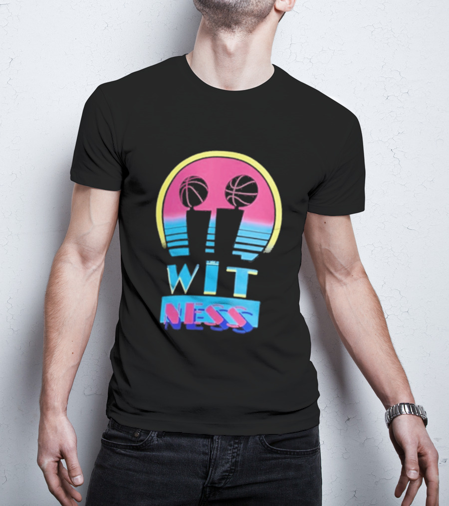 LeBron James Miami Twice Max90 Wit Ness Basketball T-Shirt