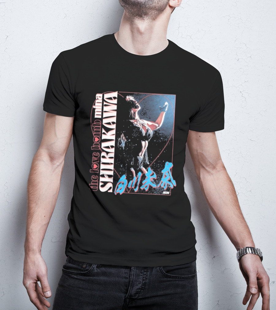 Mina Shirakawa The Love Bomb AEW Shirakawa T-Shirt