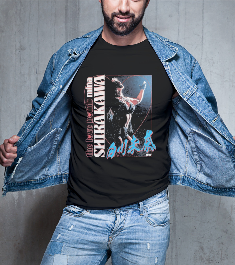 Mina Shirakawa The Love Bomb AEW Shirakawa T-Shirt