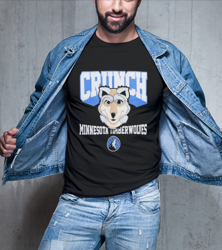 Minnesota Timberwolves Crunch The Wolf T-Shirt